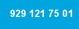 929 121 75 01 929 121 75 01